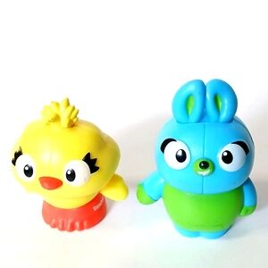 Disney Fisher Price Toy Story 4 Bunny & Ducky Figures Lot of 2